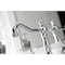 Kingston Brass KS1971KL Widespread Bathroom Faucet with Brass Pop-Up, Polished Chrome KS1971KL - alternate 3